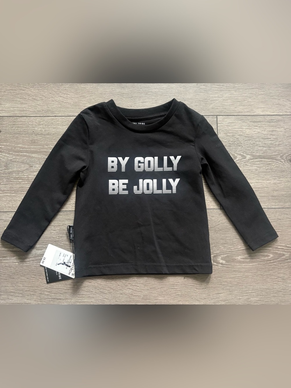 Tiny Tribe Holiday By Golly Be Jolly Tee Size 3T